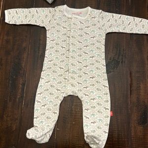 Magnetic me elephant and zebra footy 3-6 months